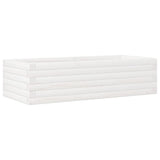 Garden Planter White 90x40x23 cm Solid Wood Pine 847224
