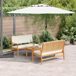 Garden Sofa Set 3 pcs Brown 75 x 45 x 38cm Solid Acacia wood 3325229