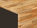 Bed cabinet with Drawer Brown 50 x 33 x 60 cm Solid Mango Wood 4018304
