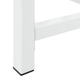 Washing Machine Pedestal with Pull-Out Shelf White 50449