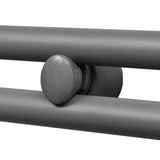 Grey Bathroom Central Heating Towel Rail Radiator Straight 600x1160mm 141892
