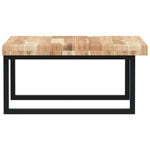 Basin Shelf Wall Mounted Steel and Solid Wood Acacia 3302877