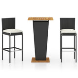 Garden Bar Set Black, Cream 3095449