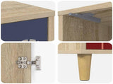 Bedside Cabinet ESSEN 2 pcs Sonoma Oak 36 x 33 x 50 cm 8007216