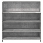 Reception Desk Concrete Grey 100x50x103.5 cm Engineered Wood 3324163