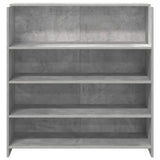 Reception Desk Concrete Grey 100x50x103.5 cm Engineered Wood 3324163