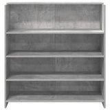 Reception Desk Concrete Grey 100x50x103.5 cm Engineered Wood 3324163