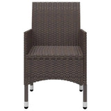 Garden Dining Set Brown 3095865