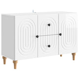 TV Cabinet High Gloss White 89 x 34.5 x 60 cm Engineered Wood 894199