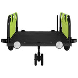 Bike Trailer Green Oxford Fabric and Iron 94186