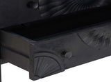 Drawer Cabinet with Drawer Black 75 x 30 x 65 cm 42020084
