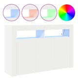 Sideboard White 116 x 30 x 75 cm Engineered Wood 3333876