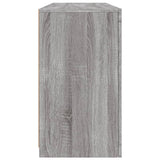 Sideboard with LED Lights Grey Sonoma 142,5x37x67 cm 3209091