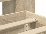 Bed Frame with Storage Sonoma Oak 75 x 190 cm Engineered Wood 3433910