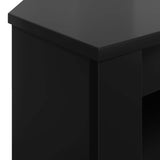 Corner TV Cabinet 102 x 40.5 x 45 cm Black Engineered Wood 889776