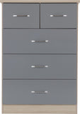 ZNTS Nevada 3+2 Drawer Chest 100-102-089