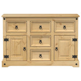 Sideboard Corona 112x40x75 cm Solid Wood Pine 4005680