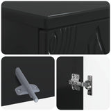 Bathroom Sink Cabinet DELFT Black 59.5 x 31.5x 59 cm 897006