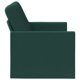 2 Seater Sofa Dark Green 130 x 81 x 82 cm Fabric 42041045