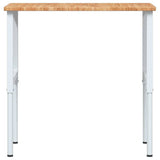Workbench Light Brown 100x60x cm Solid Wood Oak Rectangular 3309702