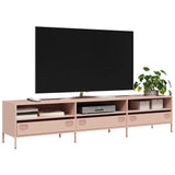 ZNTS TV Cabinet Pink 202x39x43.5 cm Cold-rolled Steel 851347