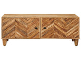 Coffee Table Brown 80 x 50 x 40 cm Solid Mango Wood 4018921