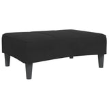 Footstool Black 77x55x31 cm Velvet 4007378