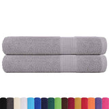 Towels "FROGN" 2 pcs Grey 100x200 cm 360 gsm 136842