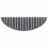 Self-adhesive Stair Mats 15 pcs Grey 56 x 17 x 3 cm 42011439