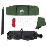 Camping Tent Cabin 4-Person Green Quick Release 4005335