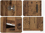 Sideboard Old Wood 100 x 33 x 59.5 cm Engineered Wood 881138