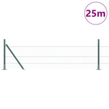 Welded Wire Fence with Concrete Base 25 x 0.4 m 3353501