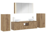 Bathroom Furniture Set 6 pcs Artisan Oak 3407158