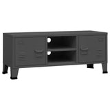 Industrial TV Cabinet Anthracite 105x35x42 cm Metal 339620