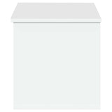 Storage Box White 90x35x35 cm Engineered Wood 840681