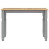 Dining Table Corona Grey 112x60x75 cm Solid Wood Pine 4005715