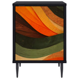 Bedside Cabinet BONN 2 pcs Black Oak 36 x 33 x 51 cm 8007254