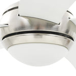Ornate Ceiling Fan with Light 128 cm White 50538