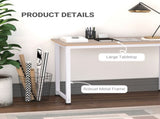 Computer Desk, Writing Table, 120 x 60 x 76cm Workstation for Home Office, Study with Metal Frame, T3398P344386