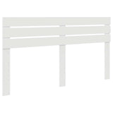 Bed Frame with Headboard White 200 x 200 cm Engineered Wood 3411609
