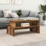 Coffee Table Old Wood 90 x 55 x 42.5 cm Engineered Wood 875155