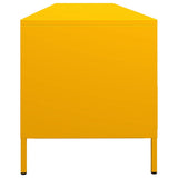 TV Cabinet Mustard Yellow 202x39x43.5 cm Cold-rolled Steel 851349