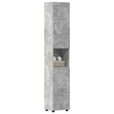 Bathroom Cabinet Set TULUM Concrete Grey 37 x 31.5 x 203 cm 880354