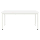 Coffee Table White 100 x 50 x 45 cm Solid Pine Wood 892766