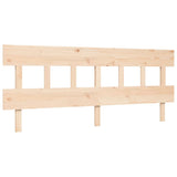 Bed Frame without Mattress 200x200 cm Solid Wood 3195176