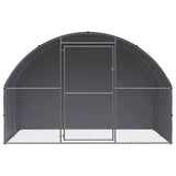 Outdoor Chicken Coop 3x2x2 m Galvanised Steel 3095472