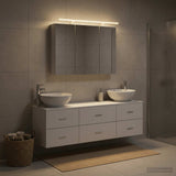 Bathroom Furniture Set 4 pcs White 100 x 14.5 x 70 cm 3406935