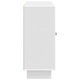 Sideboard High Gloss White 89 x 34.5 x 80 cm Engineered Wood 893959