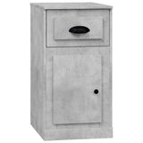 Side Cabinet with Drawer Concrete Grey 40x50x75 cm Engineered Wood 816484