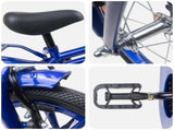 Kids Bike 12 Inches for 2-4 Years Old Dark Blue 42009259
